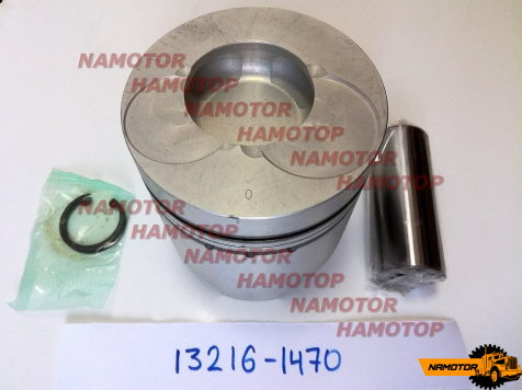 Поршень ДВС HINO W04E, W06E, W04D, W06D. 13216-1470. 13216-2000 (ФК=51,7мм) ALFIN- 